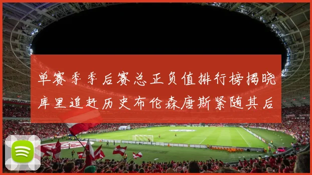 单赛季季后赛总正负值排行榜揭晓库里追赶历史布伦森唐斯紧随其后